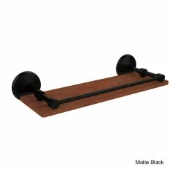 Flash Sale ✨ Allied Brass Monte Carlo Collection 16-inch IPE Ironwood Shelf With Gallery Rail 🔥 -Allied Brass Sales unnamed file 4586
