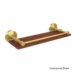 Flash Sale ✨ Allied Brass Monte Carlo Collection 16-inch IPE Ironwood Shelf With Gallery Rail 🔥 -Allied Brass Sales unnamed file 4587