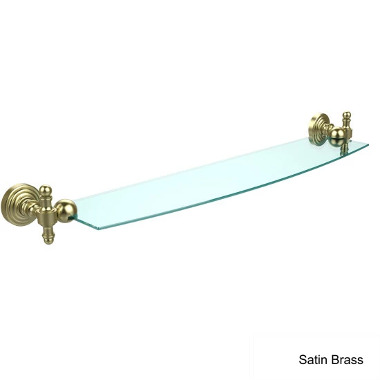 Brand new ❤️ Allied Brass Retro Wave 24-inch Glass Shelf 🥰 4 Brand new ❤️ Allied Brass Retro Wave 24-inch Glass Shelf 🥰 - Image 2