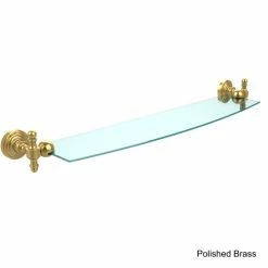 Brand new ❤️ Allied Brass Retro Wave 24-inch Glass Shelf 🥰 15 Brand new ❤️ Allied Brass Retro Wave 24-inch Glass Shelf 🥰 -Allied Brass Sales unnamed file 4645