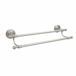 Deals ⌛ Allied Brass Que New Collection 18-inch Double Towel Bar 😀