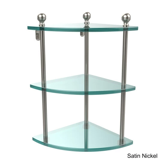 Best Sale ๐คฉ Allied Brass Clear Glass Brass 3-tier Corner Shelf ๐ 5 Best Sale ๐คฉ Allied Brass Clear Glass Brass 3-tier Corner Shelf ๐ - Image 3