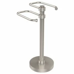 Cheap 😀 Allied Brass Free-standing Two-arm Guest Towel Holder 👍