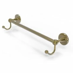 Discount ❤️ Allied Brass Shadwell Collection Brass 30-inch Towel Bar With Integrated Hooks 🛒