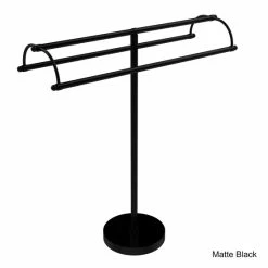 New 😉 Allied Brass Free-standing Double-armed Towel Holder 🤩 -Allied Brass Sales unnamed file 4949