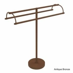New 😉 Allied Brass Free-standing Double-armed Towel Holder 🤩 -Allied Brass Sales unnamed file 4950