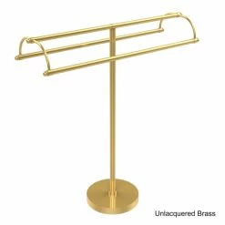New 😉 Allied Brass Free-standing Double-armed Towel Holder 🤩 -Allied Brass Sales unnamed file 4951