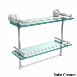 Wholesale 🌟 Allied Brass Dottingham 16-inch Gallery Double Glass Shelf With Towel Bar 🤩 -Allied Brass Sales unnamed file 4972