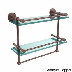 Wholesale 🌟 Allied Brass Dottingham 16-inch Gallery Double Glass Shelf With Towel Bar 🤩 -Allied Brass Sales unnamed file 4975