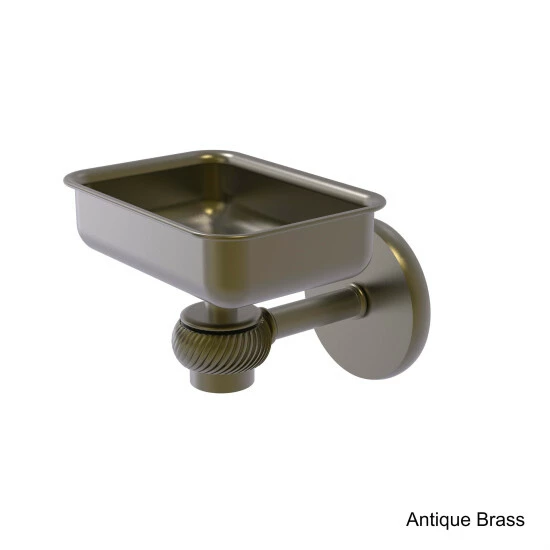 Top 10 🔥 Allied Brass Satellite Orbit One Clear Brass Wall-mounted Soap Dish With Twisted Accents 👏 4 Top 10 🔥 Allied Brass Satellite Orbit One Clear Brass Wall-mounted Soap Dish With Twisted Accents 👏 - Image 2