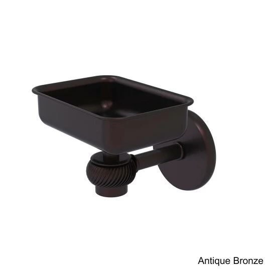 Top 10 🔥 Allied Brass Satellite Orbit One Clear Brass Wall-mounted Soap Dish With Twisted Accents 👏 5 Top 10 🔥 Allied Brass Satellite Orbit One Clear Brass Wall-mounted Soap Dish With Twisted Accents 👏 - Image 3