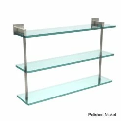 Best reviews of 🧨 Allied Brass Montero Collection 22-inch Triple Tiered Glass Shelf - 22" Polished Chrome 🔔 -Allied Brass Sales unnamed file 4996