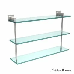 Best reviews of 🧨 Allied Brass Montero Collection 22-inch Triple Tiered Glass Shelf - 22" Polished Chrome 🔔 -Allied Brass Sales unnamed file 4997