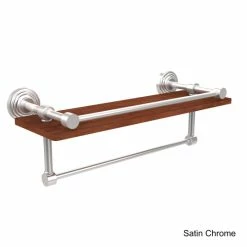 Promo 😀 Allied Brass Allied Wood And Brass IPE Ironwood 16-inch Shelf And Towel Bar 😉 -Allied Brass Sales unnamed file 5045