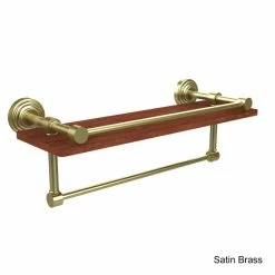 Promo 😀 Allied Brass Allied Wood And Brass IPE Ironwood 16-inch Shelf And Towel Bar 😉 -Allied Brass Sales unnamed file 5046