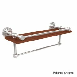 Promo 😀 Allied Brass Allied Wood And Brass IPE Ironwood 16-inch Shelf And Towel Bar 😉 -Allied Brass Sales unnamed file 5049