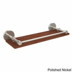 Top 10 😀 Allied Brass Prestige Skyline Collection 16-inch Solid IPE Ironwood Shelf With Gallery Rail ✨ -Allied Brass Sales unnamed file 5063