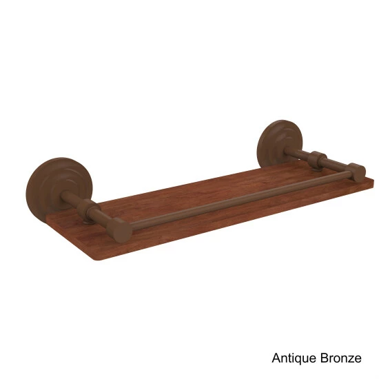 Best Pirce 🎁 Allied Brass Que New Collection Brass/Ironwood 16-inch Shelf With Gallery Rail 😉 10 Best Pirce 🎁 Allied Brass Que New Collection Brass/Ironwood 16-inch Shelf With Gallery Rail 😉 - Image 8