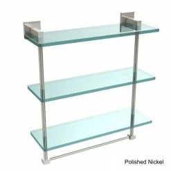 Discount ❤️ Allied Brass Montero Collection 16-inch Triple Tiered Glass Shelf With Integrated Towel Bar ⌛ -Allied Brass Sales unnamed file 5143