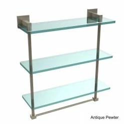 Discount ❤️ Allied Brass Montero Collection 16-inch Triple Tiered Glass Shelf With Integrated Towel Bar ⌛ -Allied Brass Sales unnamed file 5144