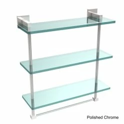 Discount ❤️ Allied Brass Montero Collection 16-inch Triple Tiered Glass Shelf With Integrated Towel Bar ⌛ -Allied Brass Sales unnamed file 5145