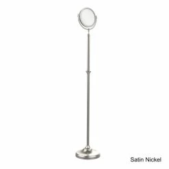 Outlet 🌟 Allied Brass Adjustable Height Floor Standing 8-inch Diameter With 5X Magnification Makeup Mirror 👏 -Allied Brass Sales unnamed file 517