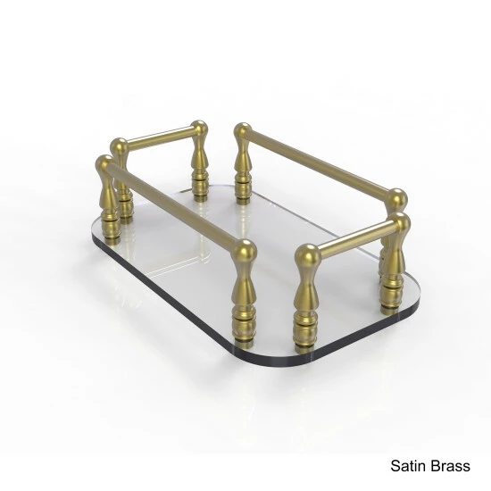 Budget 🌟 Allied Brass Vanity Top Glass Guest Towel Tray 🔥 6 Budget 🌟 Allied Brass Vanity Top Glass Guest Towel Tray 🔥 - Image 4