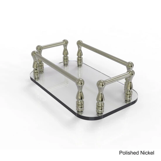 Budget 🌟 Allied Brass Vanity Top Glass Guest Towel Tray 🔥 9 Budget 🌟 Allied Brass Vanity Top Glass Guest Towel Tray 🔥 - Image 7