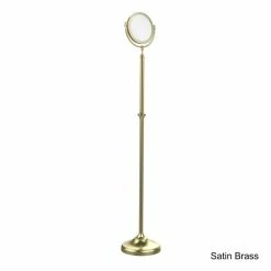 Outlet 🌟 Allied Brass Adjustable Height Floor Standing 8-inch Diameter With 5X Magnification Makeup Mirror 👏 -Allied Brass Sales unnamed file 519