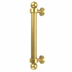 Coupon ⌛ Allied Brass Clear Brass 8-inch Reeded Door Pull ✔️