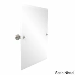 Promo 🎁 Allied Brass Unframed Rectangular Tilt Wall Mirror With Beveled Edge, Washington Square Collection Venetian Bronze 🎁