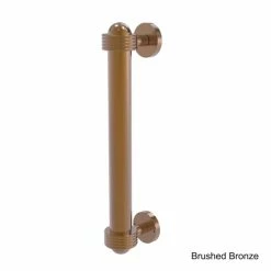 Promo 👏 Allied Brass Clear Brass 8-inch Door Pull With Groovy Accents - 1.4"W X 2.5"D X 8"L Venetian Bronze 🧨 -Allied Brass Sales unnamed file 5231