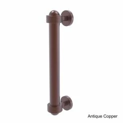 Promo 👏 Allied Brass Clear Brass 8-inch Door Pull With Groovy Accents - 1.4"W X 2.5"D X 8"L Venetian Bronze 🧨 -Allied Brass Sales unnamed file 5233