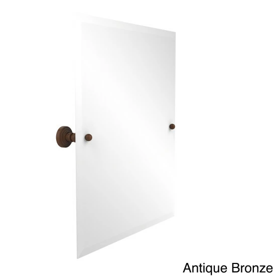 Promo 🎁 Allied Brass Unframed Rectangular Tilt Wall Mirror With Beveled Edge, Washington Square Collection Venetian Bronze 🎁 4 Promo 🎁 Allied Brass Unframed Rectangular Tilt Wall Mirror With Beveled Edge, Washington Square Collection Venetian Bronze 🎁 - Image 2