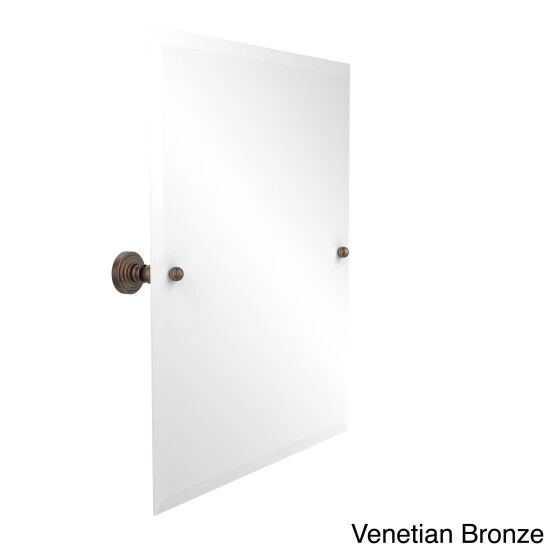 Promo 🎁 Allied Brass Unframed Rectangular Tilt Wall Mirror With Beveled Edge, Washington Square Collection Venetian Bronze 🎁 6 Promo 🎁 Allied Brass Unframed Rectangular Tilt Wall Mirror With Beveled Edge, Washington Square Collection Venetian Bronze 🎁 - Image 4