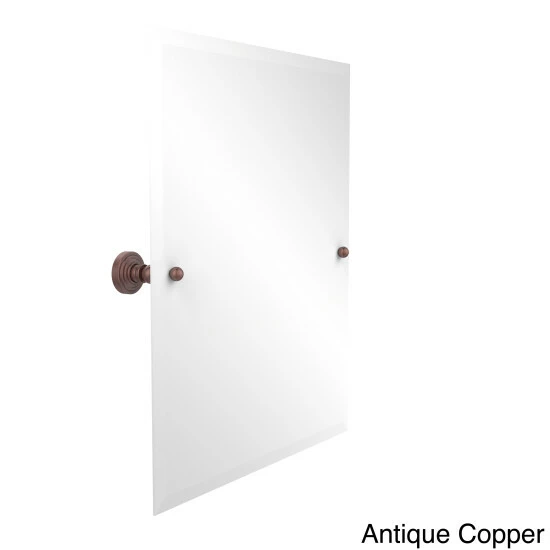 Promo 🎁 Allied Brass Unframed Rectangular Tilt Wall Mirror With Beveled Edge, Washington Square Collection Venetian Bronze 🎁 7 Promo 🎁 Allied Brass Unframed Rectangular Tilt Wall Mirror With Beveled Edge, Washington Square Collection Venetian Bronze 🎁 - Image 5