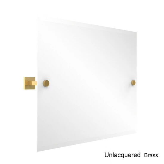 Promo 🔔 Allied Brass Alllied Brass Montero Collection Contemporary Frameless Landscape Rectangular Tilt Mirror With Beveled Edge ⭐ 4 Promo 🔔 Allied Brass Alllied Brass Montero Collection Contemporary Frameless Landscape Rectangular Tilt Mirror With Beveled Edge ⭐ - Image 2