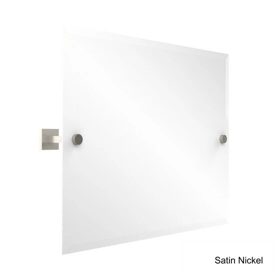 Promo 🔔 Allied Brass Alllied Brass Montero Collection Contemporary Frameless Landscape Rectangular Tilt Mirror With Beveled Edge ⭐ 5 Promo 🔔 Allied Brass Alllied Brass Montero Collection Contemporary Frameless Landscape Rectangular Tilt Mirror With Beveled Edge ⭐ - Image 3