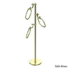 Promo 👍 Allied Brass Alllied Brass Towel Stand With 9-inch Oval Towel Rings 🌟 -Allied Brass Sales unnamed file 5378