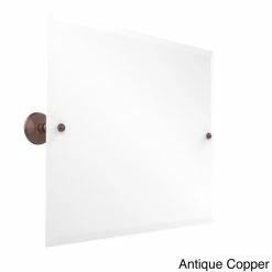 Budget ⌛ Allied Brass Prestige Monte Carlo Collection Beveled Edge Rectangular Landscape Tilt Wall Mirror ⭐ -Allied Brass Sales unnamed file 542