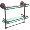 Deals 🥰 Allied Brass 16-inch Gallery Double Glass Shelf With Towel Bar 👍 -Allied Brass Sales unnamed file 5497