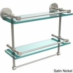 Deals 🥰 Allied Brass 16-inch Gallery Double Glass Shelf With Towel Bar 👍 -Allied Brass Sales unnamed file 5501