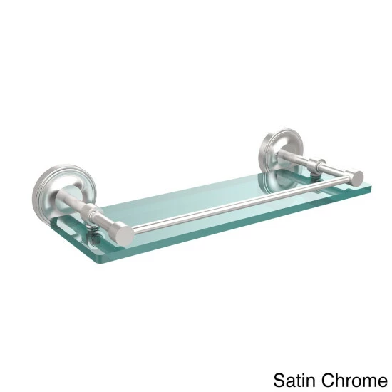 Deals ✔️ Allied Brass Prestige Regal 16-inch Tempered Glass Shelf With Gallery Rail 😉 6 Deals ✔️ Allied Brass Prestige Regal 16-inch Tempered Glass Shelf With Gallery Rail 😉 - Image 4