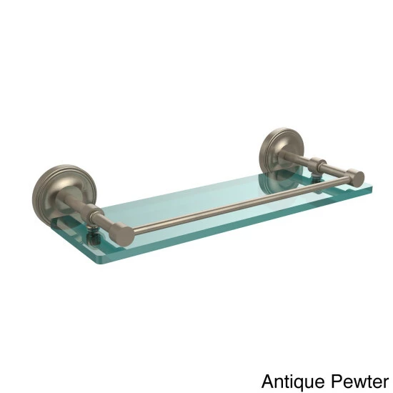 Deals ✔️ Allied Brass Prestige Regal 16-inch Tempered Glass Shelf With Gallery Rail 😉 9 Deals ✔️ Allied Brass Prestige Regal 16-inch Tempered Glass Shelf With Gallery Rail 😉 - Image 7