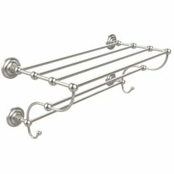 Best Sale 🧨 Allied Brass Prestige Que New Collection 24 Inch Train Rack Towel Shelf 🎉