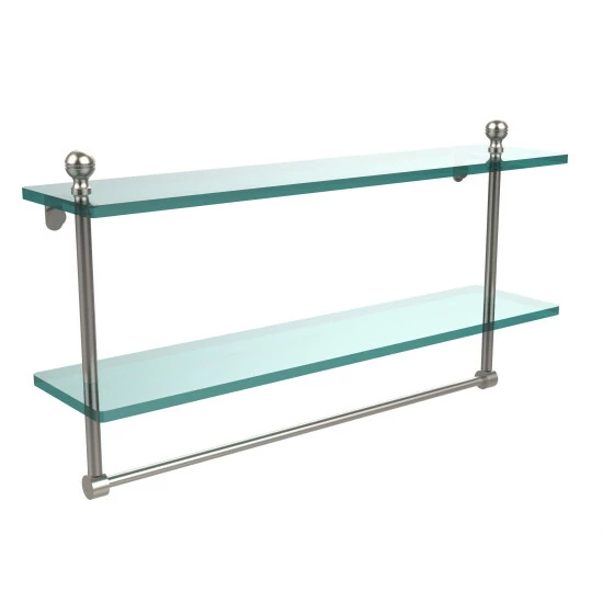 Cheapest 😀 Allied Brass Mambo Collection Glass 22-Inch Two-tiered Shelf With Integrated Towel Bar ⭐ 3 Cheapest 😀 Allied Brass Mambo Collection Glass 22-Inch Two-tiered Shelf With Integrated Towel Bar ⭐