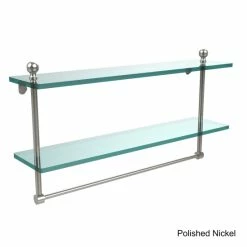 Cheapest 😀 Allied Brass Mambo Collection Glass 22-Inch Two-tiered Shelf With Integrated Towel Bar ⭐ 13 Cheapest 😀 Allied Brass Mambo Collection Glass 22-Inch Two-tiered Shelf With Integrated Towel Bar ⭐ -Allied Brass Sales unnamed file 582
