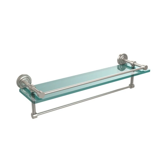 Best Pirce ⭐ Allied Brass Dottingham 22-inch Gallery Glass Shelf With Towel Bar - 22"l Antique Bronze ✨ 3 Best Pirce ⭐ Allied Brass Dottingham 22-inch Gallery Glass Shelf With Towel Bar - 22"l Antique Bronze ✨
