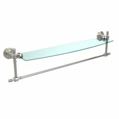 Best Sale 🌟 Allied Brass Retro Wave Collection Glass Shelf With Towel Bar 😉 -Allied Brass Sales unnamed file 5873