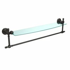 Best Sale 🌟 Allied Brass Retro Wave Collection Glass Shelf With Towel Bar 😉 -Allied Brass Sales unnamed file 5877